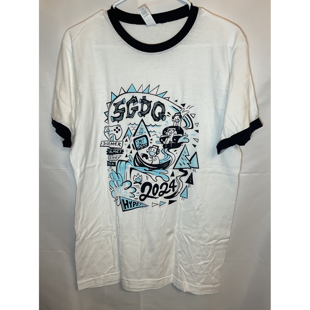Gaming SGDQ GDQ 2024 White Unisex Medium The Yetee